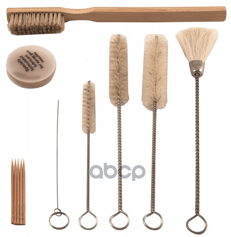 Набор Щеток 12 Пр: Для Чистки Покрасочных Пистолетов Jonnesway арт. AS0026