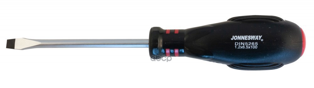 Отвертка Шлицевая Hercules Sl 1,2Х6,5Х100, 200Мм Jonnesway арт. D03S6100