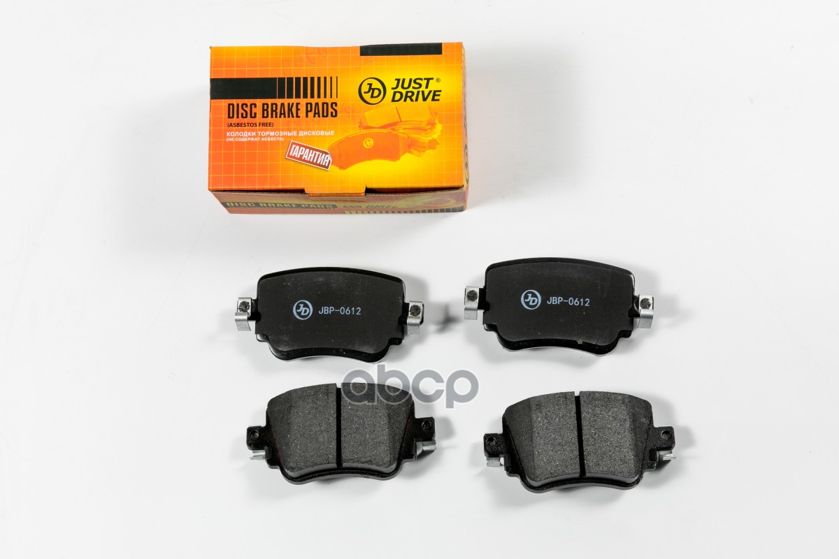 Колодки тормозные дисковые, задние JBP0612 Just Drive арт. JBP0612