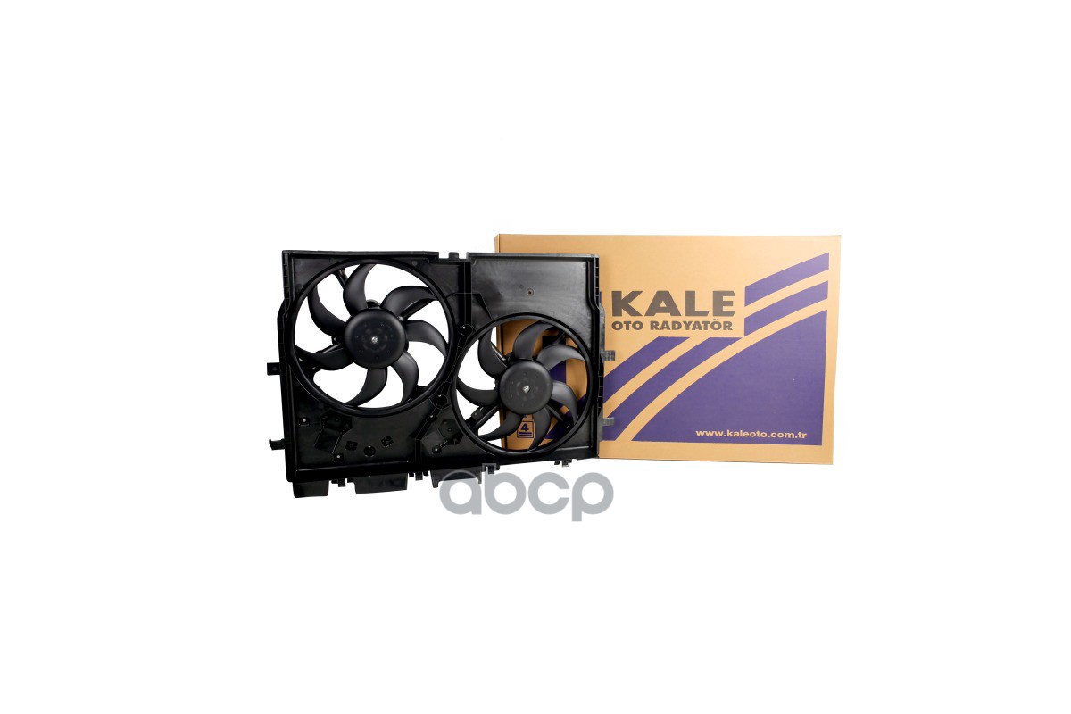 Вентилятор Радиатора Fiat Ducato (06-)/Psa Boxer (06-)/Jumper (06-) (2 Вент.) В Сборе С Кожухом KALE арт. 348490
