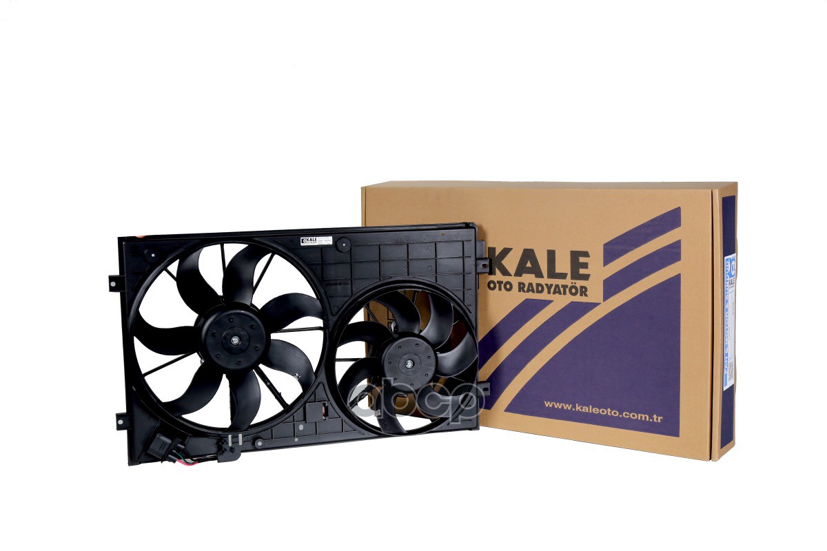 Вентилятор Радиатора Skoda Octavia A5 (04-), Vw Golf V (03-) 2Шт. С Кожухом KALE арт. 416700