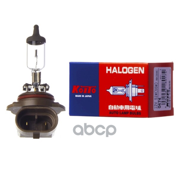Лампа Головного Света 9006 (Hb4) 12V 55W KOITO арт. 0474