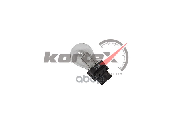 Лампа P27w 12V 27W W2.5x16d (3156) (Premium) Kba1059 KORTEX арт. KBA1059