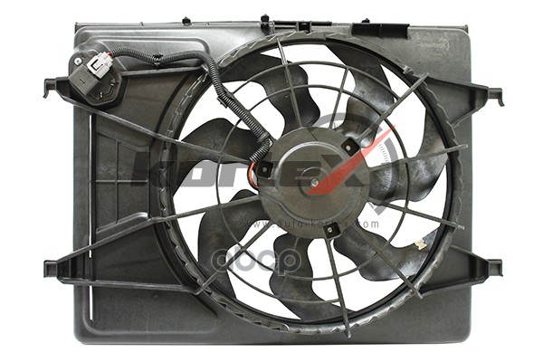 Вентилятор радиатора HYUNDAI ELANTRA 06- KFD037 KORTEX арт. KFD037