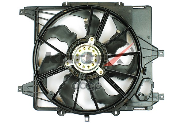 Вентилятор Радиатора Renault Logan 04- A/C (С Кожухом И Резистром) Kfd072 KORTEX арт. KFD072