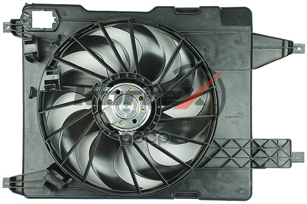 Вентилятор радиатора RENAULT MEGANE/SCENIC II 04- KFD090 KORTEX арт. KFD090