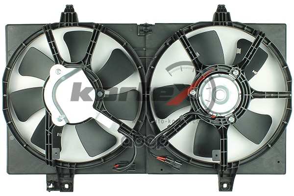 Вентилятор радиатора NISSAN Almera Classic 05- 1.6i (2 вентилятора) KFD176 KORTEX арт. KFD176