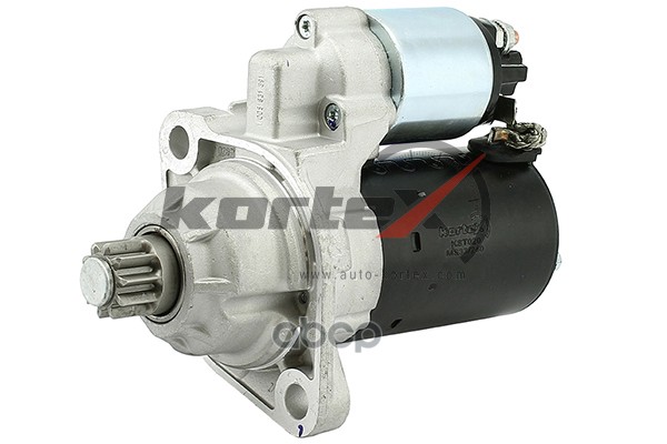 Стартер AUDI/VW A3/GOLF 5/PASSAT/OCTAVIA/TIGUAN/TOURAN 1.4-2.0FSI/TFSI/TSI KORTEX арт. KST020