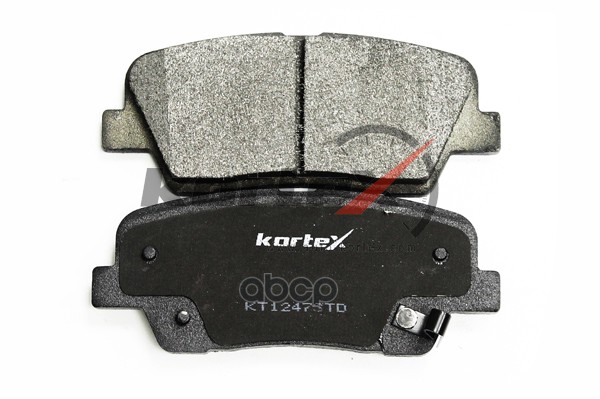 Колодки торм. HYUNDAI GENESIS 07-/SANTA FE (CM) 09-/KIA SORENTO (XM) 09- задн.к-т KORTEX арт. KT1247STD