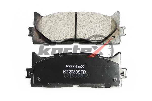 Колодки торм. TOYOTA CAMRY (V40) 06-LEXUS ES350 06- перед.к-т KT2080STD KORTEX арт. KT2080STD