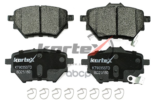 Колодки торм. GREAT WALL HAVAL H2 зад.к-т KT9035STD KORTEX арт. KT9035STD