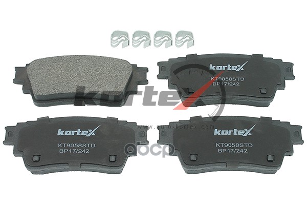 Колодки торм. MITSUBISHI OUTLANDERECLIPSE CROSS 17- зад.к-т KT9058STD KORTEX арт. KT9058STD