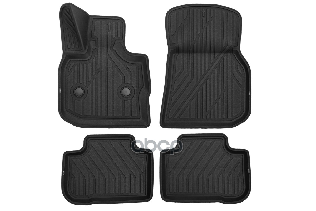 Коврики Kvest 3D В Салон Bmw X3, 2018- Кросс., 4Шт. (Полиуретан, Черный, Черный) / Бмв Х3 KVEST арт. KVEST3D01849210k