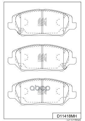 Disk Brake Pads Kashiyama арт. d11418mh