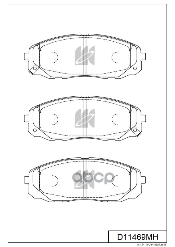 Disk Brake Pads Kashiyama арт. d11469mh