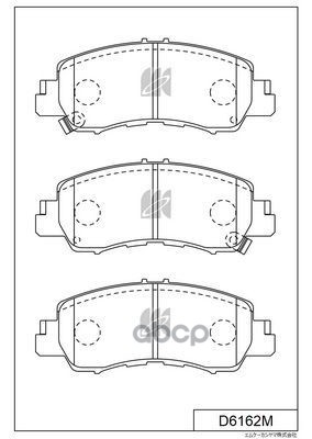 Disk Brake Pads Kashiyama арт. d6162m