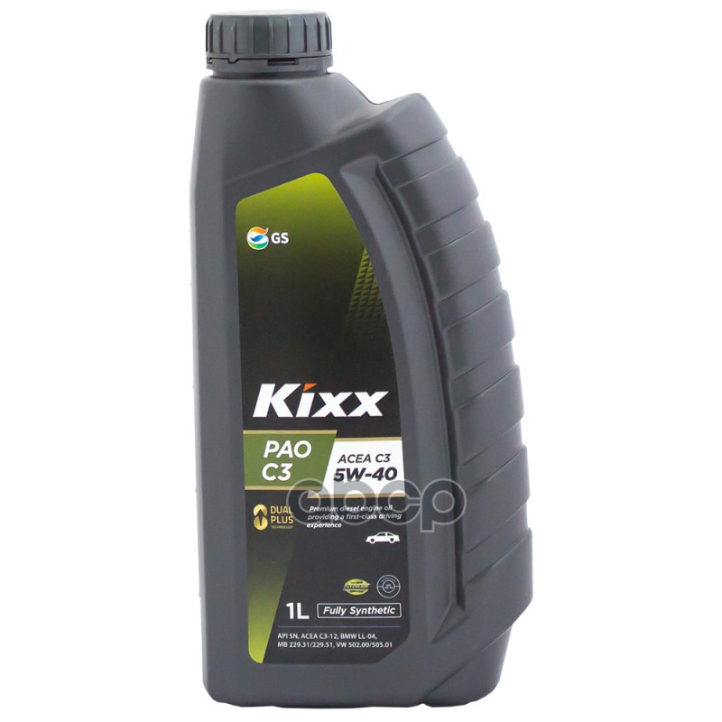 Kixx Масло моторное KIXX PAO 5W-40 синтетическое 1 л L2092AL1E1
