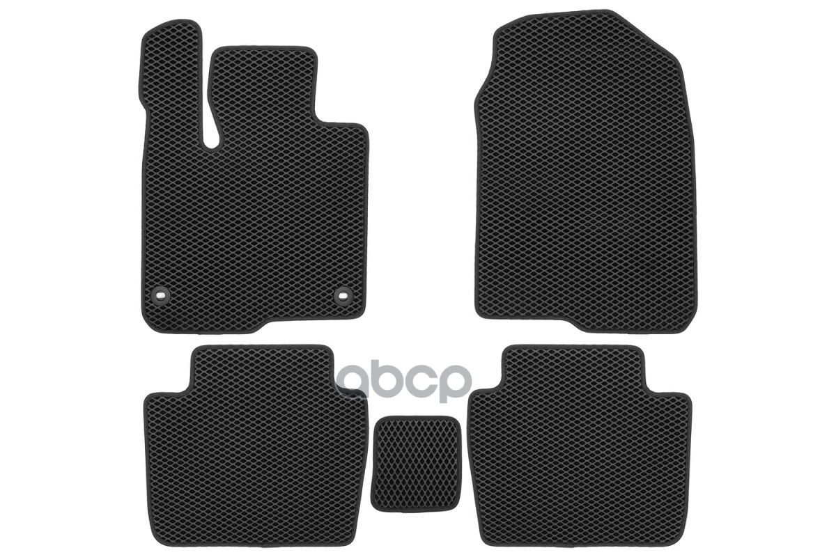 Коврики в салон EVA для HONDA ZR-V 2023-, внед.,(черная окантовка), 5шт. / Хонда Зрв Klever арт. EVA.B.0501803822110k