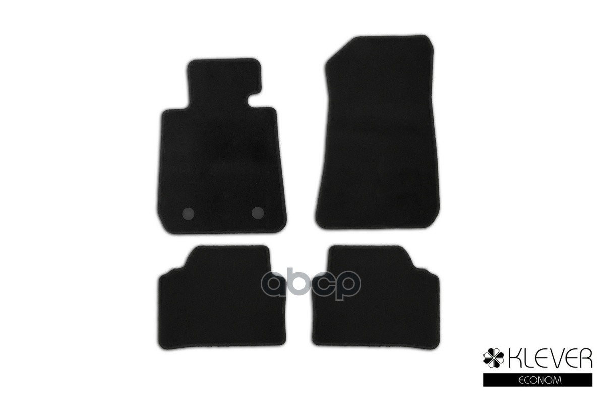 Коврики в салон Klever Econom BMW 3 седан E90 АКПП 2005-2010, 2008-2013, сед., 4 шт. (текстиль) / БМВ Тройка Klever арт. KLEV...
