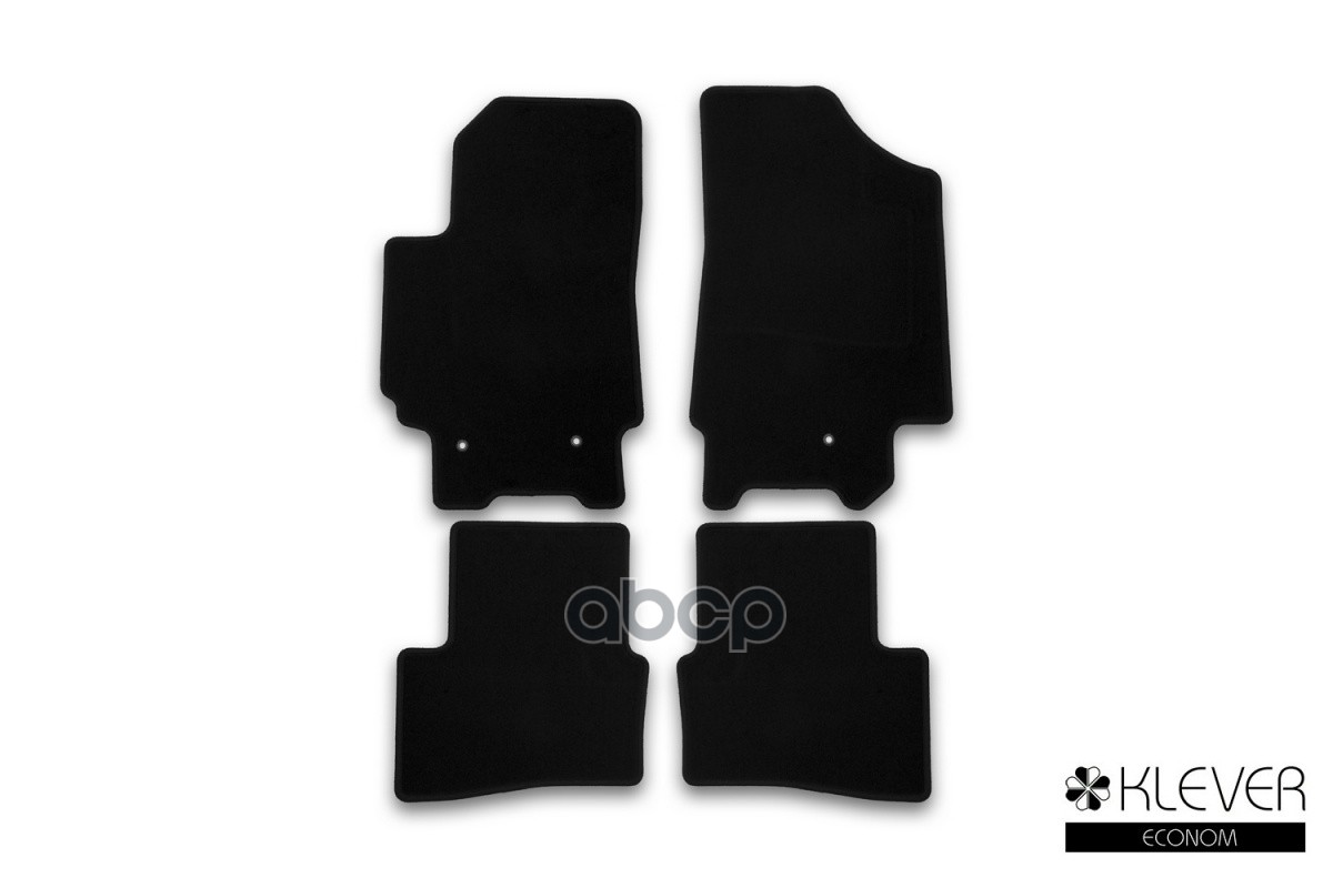 Коврики В Салон Klever Econom Hyundai Creta 2016-2020, 2020-2021, Кросс., 4 Шт. (Текстиль) / Хендай Крета Klever арт. KLEVER0...