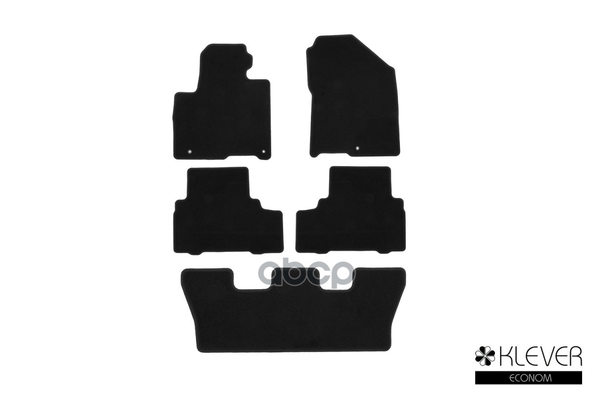Коврики В Салон Klever Econom Kia Sorento Prime 2014-2017, 2017-2020, Кросс., 5 Шт. (Текстиль) / Киа Соренто Klever арт. KLEV...