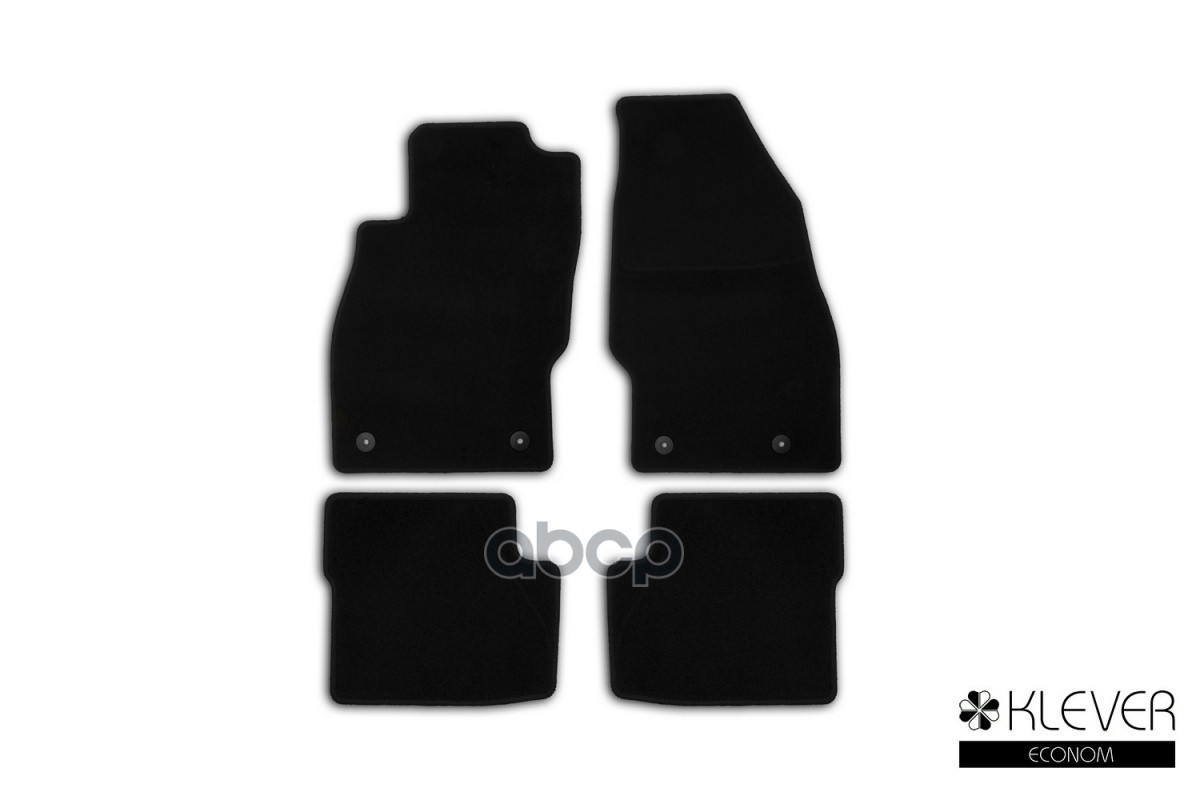 Коврики в салон Klever Econom OPEL Corsa D 3D, 5D 2006-2010, 2011-2014, хб., 4 шт. (текстиль) / Опель Корса Klever арт. KLEVE...