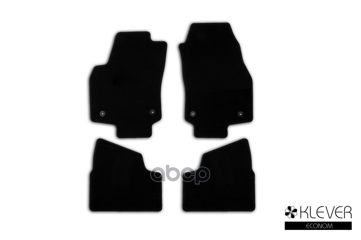 Коврики В Салон Klever Econom Opel Astra H 5D 2004-2007, 2006-2014, Хб., 4 Шт. (Текстиль) / Опель Астра Klever арт. KLEVER013...