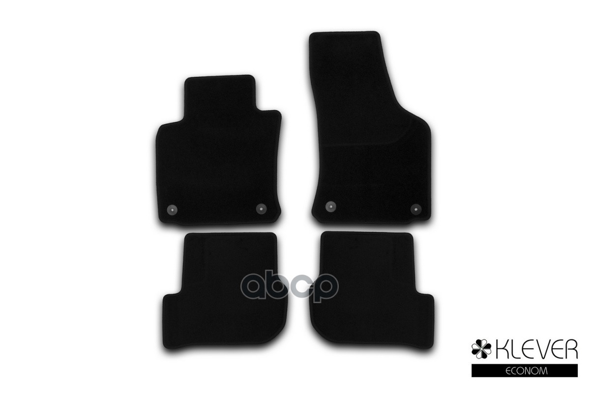 Коврики в салон Klever Econom SKODA Octavia 2008-2013, сед., 4 шт.(текстиль) / Шкода Октавия Klever арт. KLEVER01450801200k