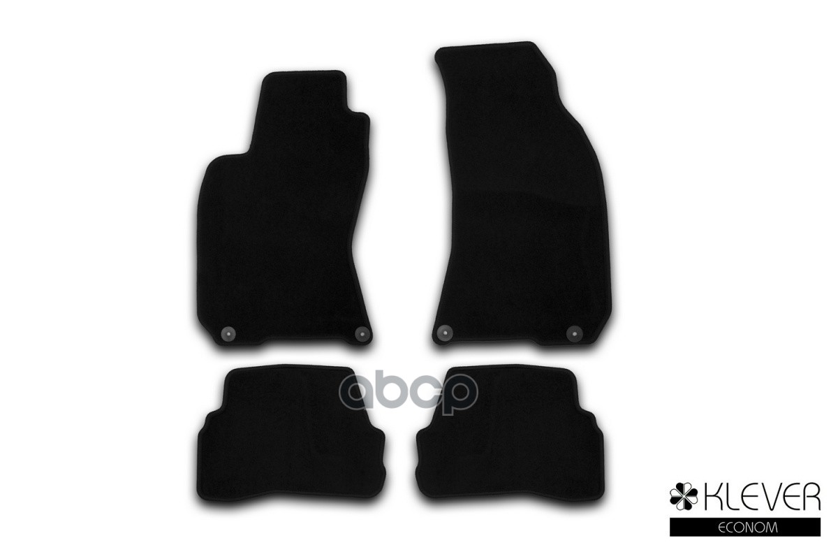 Коврики В Салон Klever Econom Volkswagen Passat B5 Акпп 1996-2001, 2000-2005, Сед., 4 Шт. (Текстиль) / Фольксваген Пассат Kle...