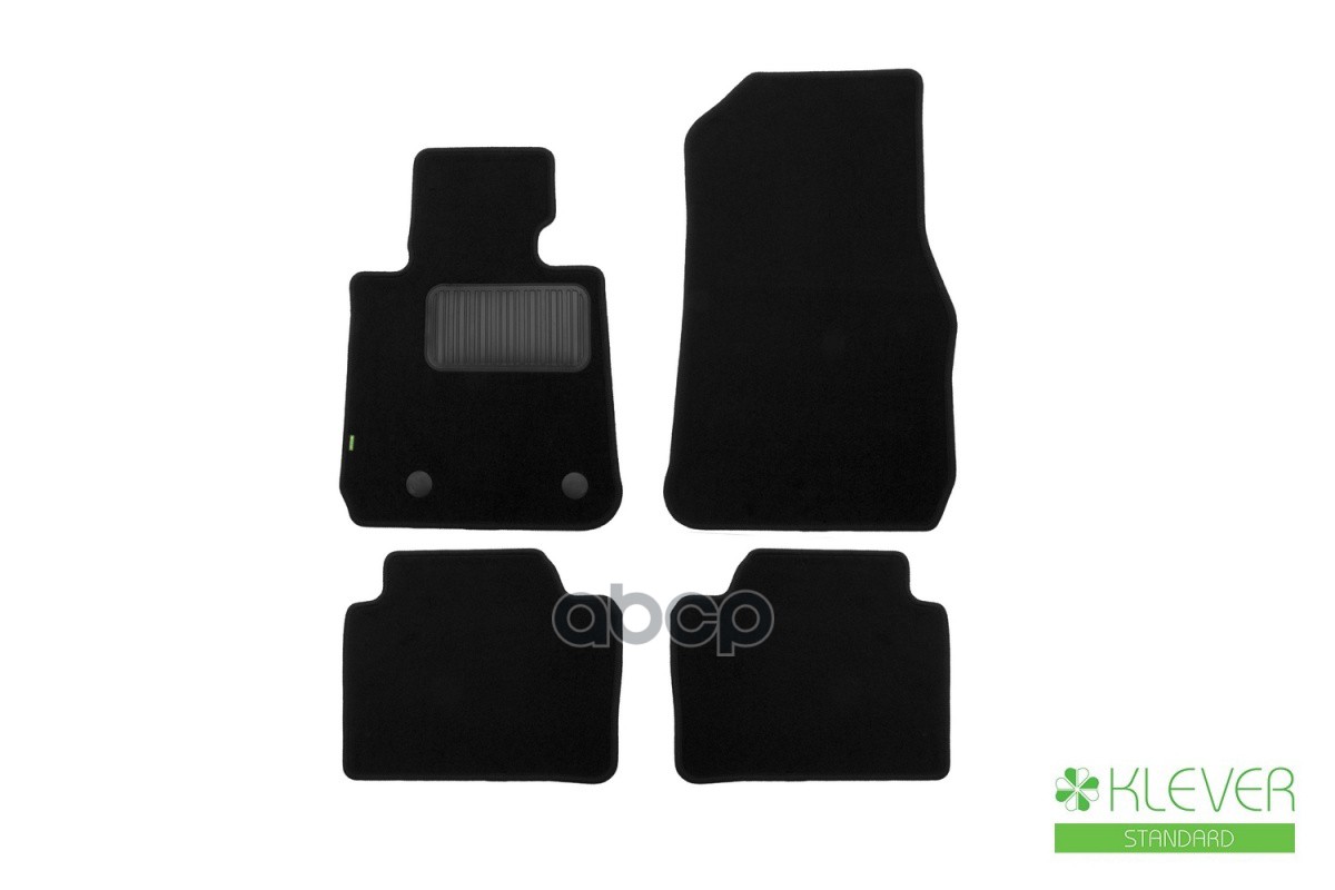 Коврики в салон Klever Standard BMW 3 F30 АКПП 2011-2016, 2015-2020, сед., 4 шт. (текстиль) / БМВ Тройка Klever арт. KLEVER02...