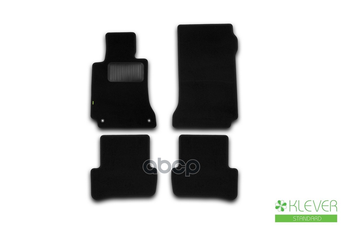 Коврики в салон Klever Standard MERCEDES-BENZ C-Class W204 АКПП 2006-2011, 2011-2015, сед., 4 шт. (текстиль) / Мерседес Бенц ...