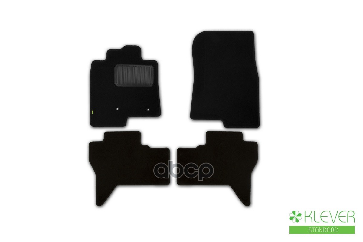Коврики В Салон Klever Standard Mitsubishi Pajero Iv 2006-2011, 2011-2014, 2014-, Внед., 4 Шт. (Текстиль) / Митсубиси Паджеро...
