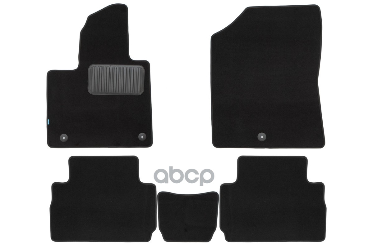 Коврики В Салон Klever Premium Hyundai Santa Fe 2021-, Кросс., 5 Мест, 5 Шт. (Текстиль) / Хендай Санта Фе Klever арт. KLEVER0...