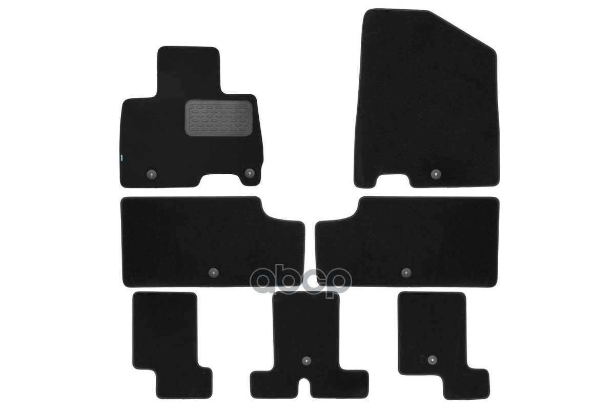 Коврики в салон KLEVER Premium подходит для KIA Carnival Premium+ 7 мест, 2020-, мв, 7шт.(текстиль) / Киа Карнивал Klever арт...