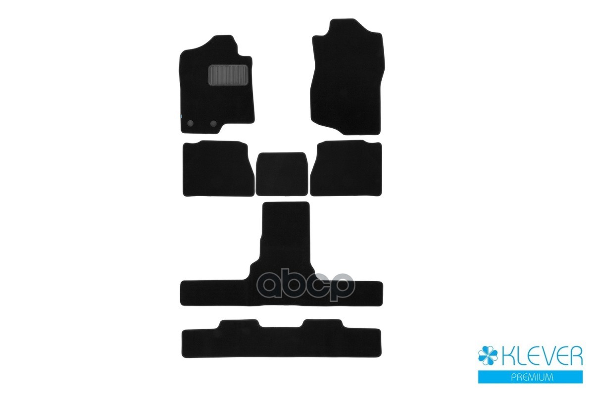 Коврики в салон Klever Premium CADILLAC Escalade 6 мест АКПП 2006-2014, внед., 6 шт. (текстиль) / Кадиллак Эскалейд Klever ар...