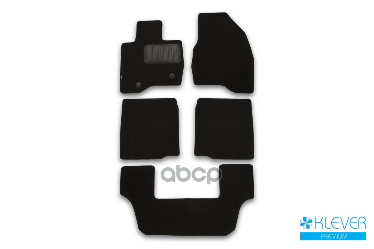 Коврики В Салон Klever Premium Ford Explorer, 2015-2017, 2017-2019 Кросс., 5 Шт. (Текстиль) / Форд Эксплорер Klever арт. KLEV...