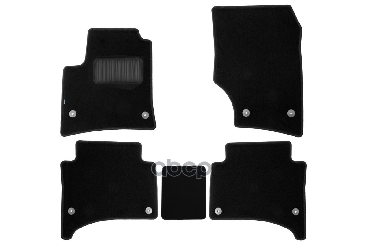 Коврики в салон Klever Premium VOLKSWAGEN Touareg 2002-2006, 2007-2010, внед., 5 шт. (текстиль) / Фольксваген Туарег Klever а...