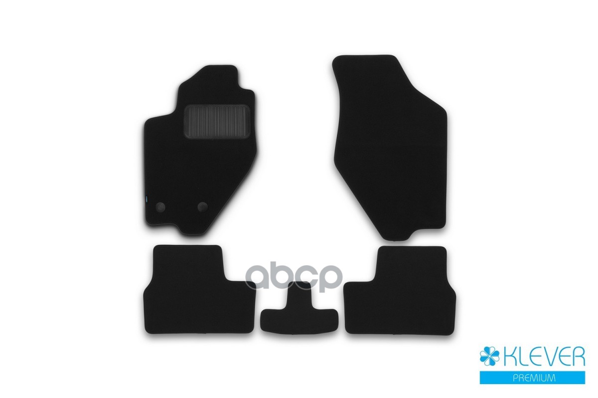 Коврики в салон Klever Premium LADA Granta I 2011-2018, 2018-, сед.,ун.,хб.,лб., 5 шт. (текстиль) / Лада Гранта Klever арт. K...