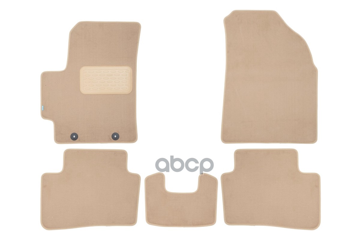 Коврики В Салон Klever Premium Hyundai Creta, 2021-, Кросс., 5 Шт. (Текстиль, Бежевые) / Хендай Крета Klever арт. KLEVER04020...