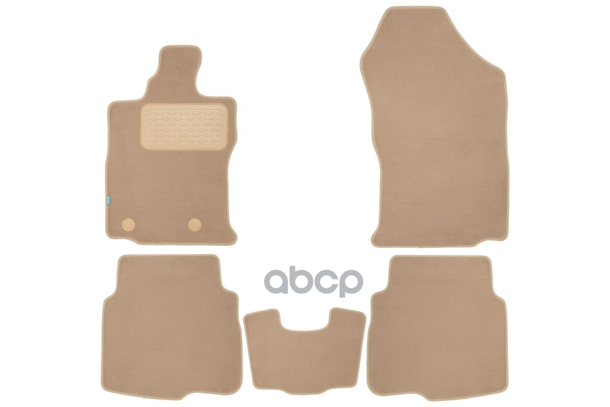 Коврики в салон Klever Premium SUBARU Outback 2022- Ун., 5шт (текстиль, бежевые) / Субару Аутбек Klever арт. KLEVER0404602322...