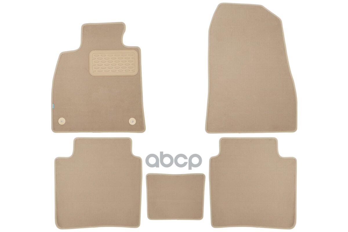 Коврики В Салон Klever Premium Hongqi H5 2023-, Сед., 5Шт (Текстиль, Бежевые) / Хонги Х5 Klever арт. KLEVER0411600522110kh