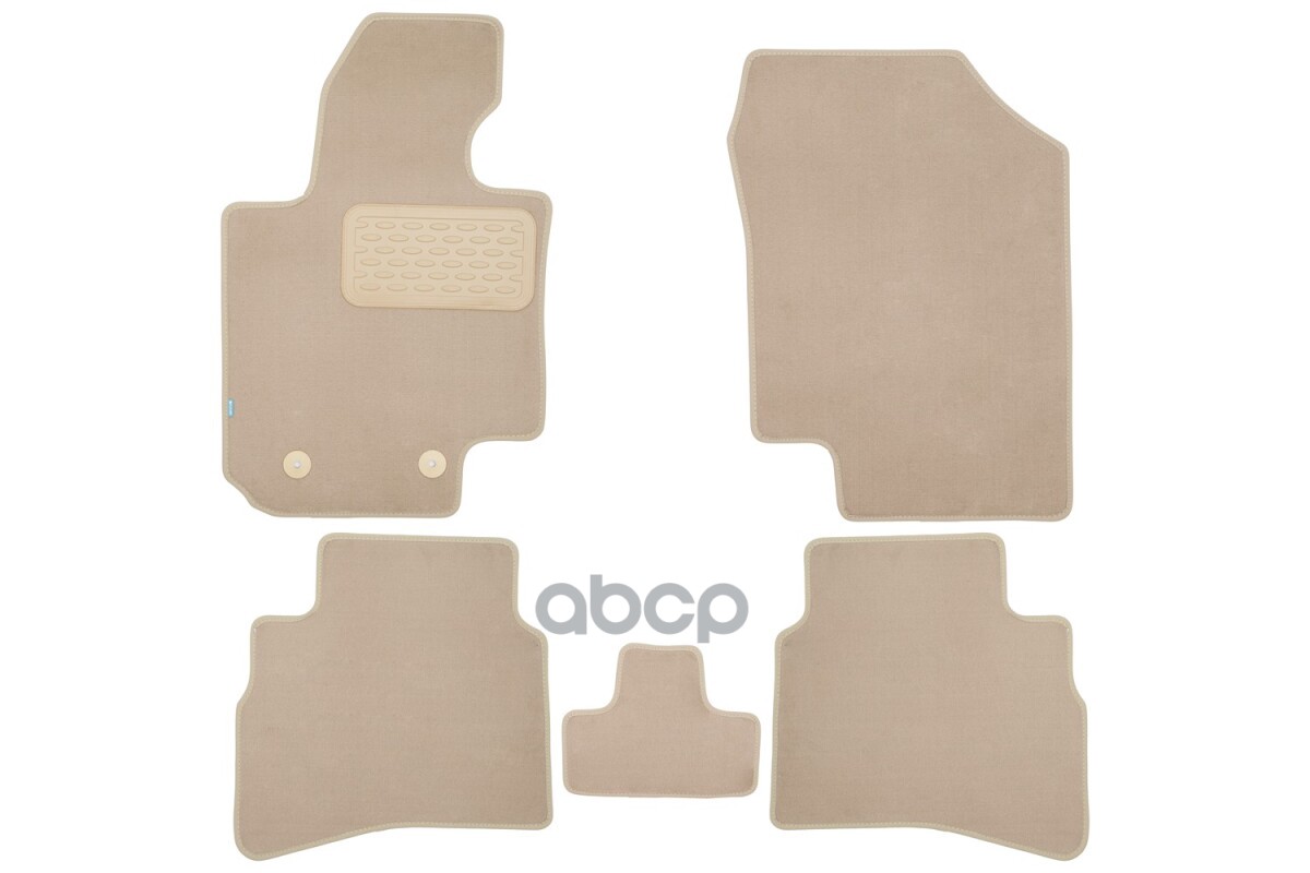 Коврики В Салон Klever Premium Jac Js4 2022- Внед., 5Шт. (Текстиль, Бежевые) / Джак Джиес4 Klever арт. KLEVER0412600222112kh