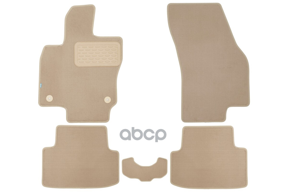 Коврики В Салон Klever Premium Jetta Vs5 2023- (I Рестайлинг, I Рестайлинг 2) Кросс, 5Шт. (Текстиль, Бежевые) / Джетта Вс5 Kl...