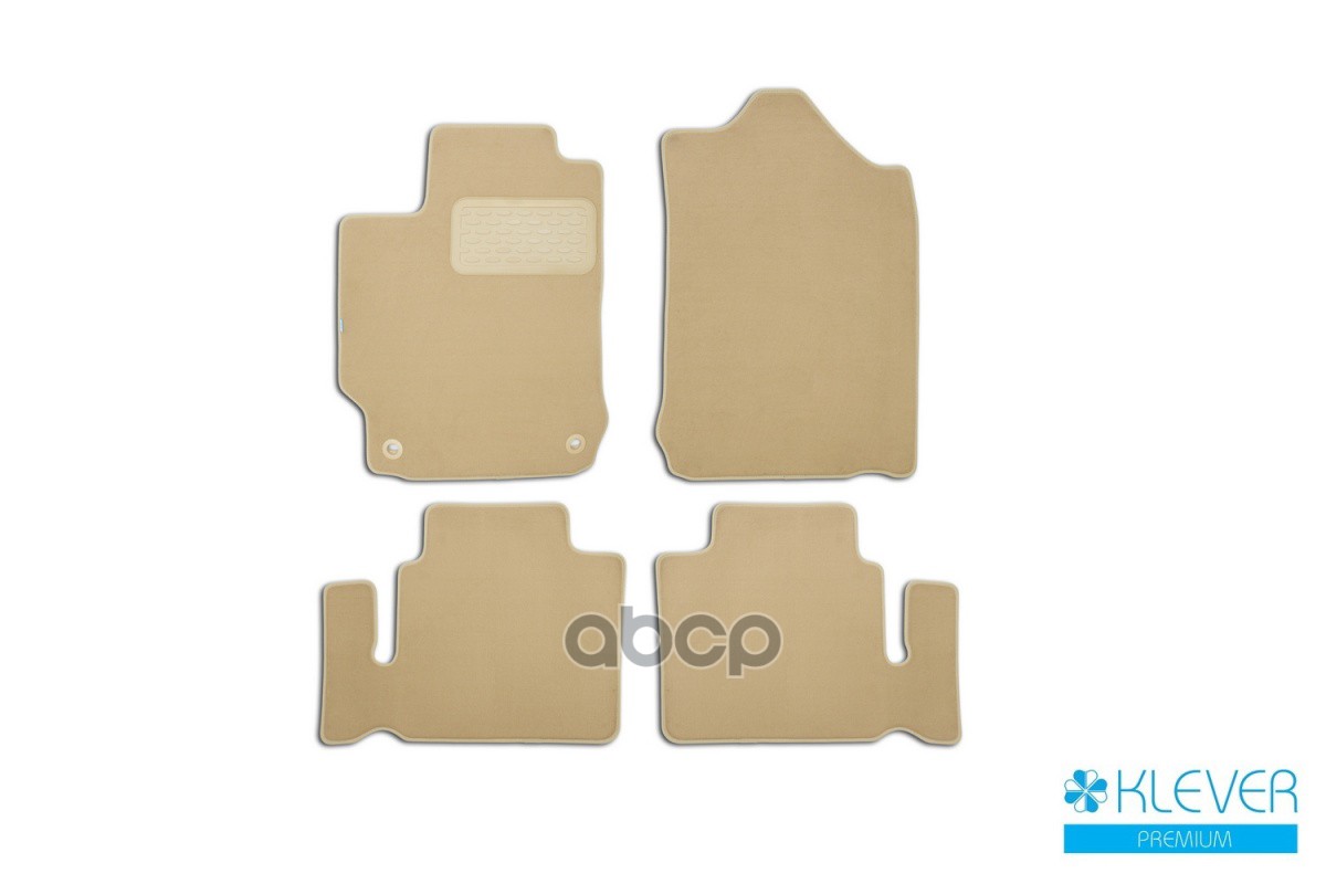 Коврики В Салон Klever Premium Toyota Camry 2011-2014, 2014-2017, Сед., 4 Шт. (Текстиль, Бежевые) / Тойота Камри Klever арт. ...