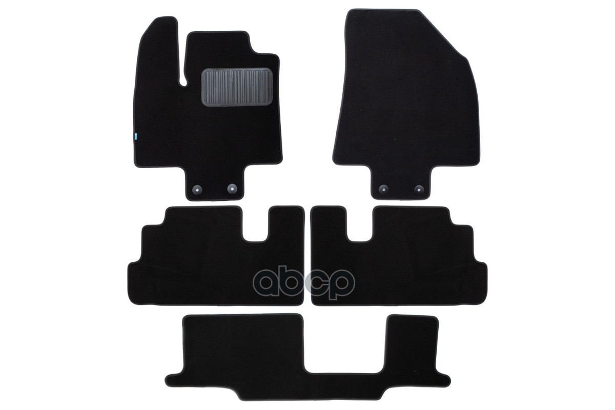 Коврики в салон Klever Premium INFINITI QX60 (II) 2021- Европа, Внед. 5 дв., 8 мест, 5 шт (текстиль) / Инфинити КХ60 Klever а...