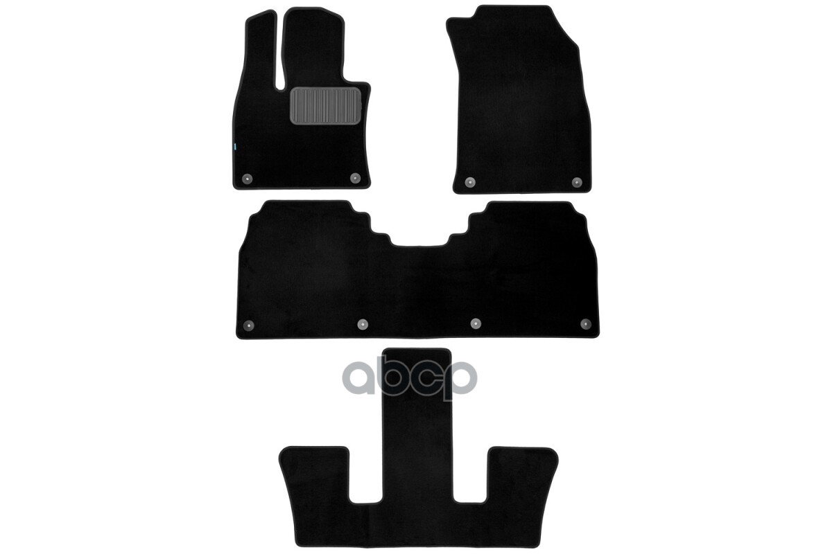 Коврики В Салон Klever Premium Hongqi E-Hs9 2020- (6 Мест) Ун. 4 Шт. (Текстиль) / Хонги Е-Хс9 Klever арт. KLEVER0511600222110kh