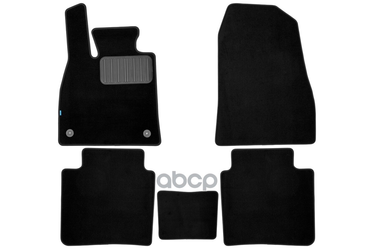 Коврики в салон Klever Premium HONGQI H5 2022-, сед., 5шт (текстиль) / Хонги Х5 Klever арт. KLEVER0511600522110kh