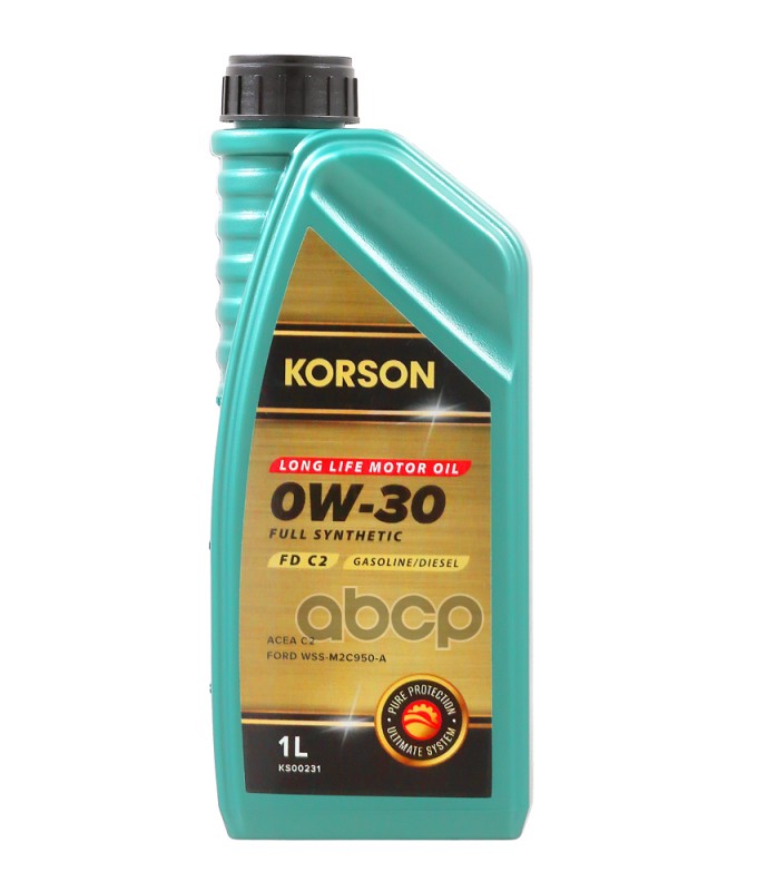 Korson 0W-30 Full Synthetic Fd C2 1Л (Синт. Мотор. Масло.)