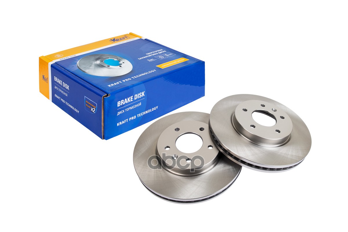 Диск тормозной передний KRAFT KT016060 Kraft арт. KT016060