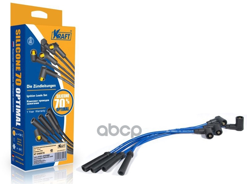 Провода Зажигания В/В Ваз 2121, Niva Urban Инж. (Силикон 70) Oberkraft Kraft Kt042301 Kraft арт. KT042301